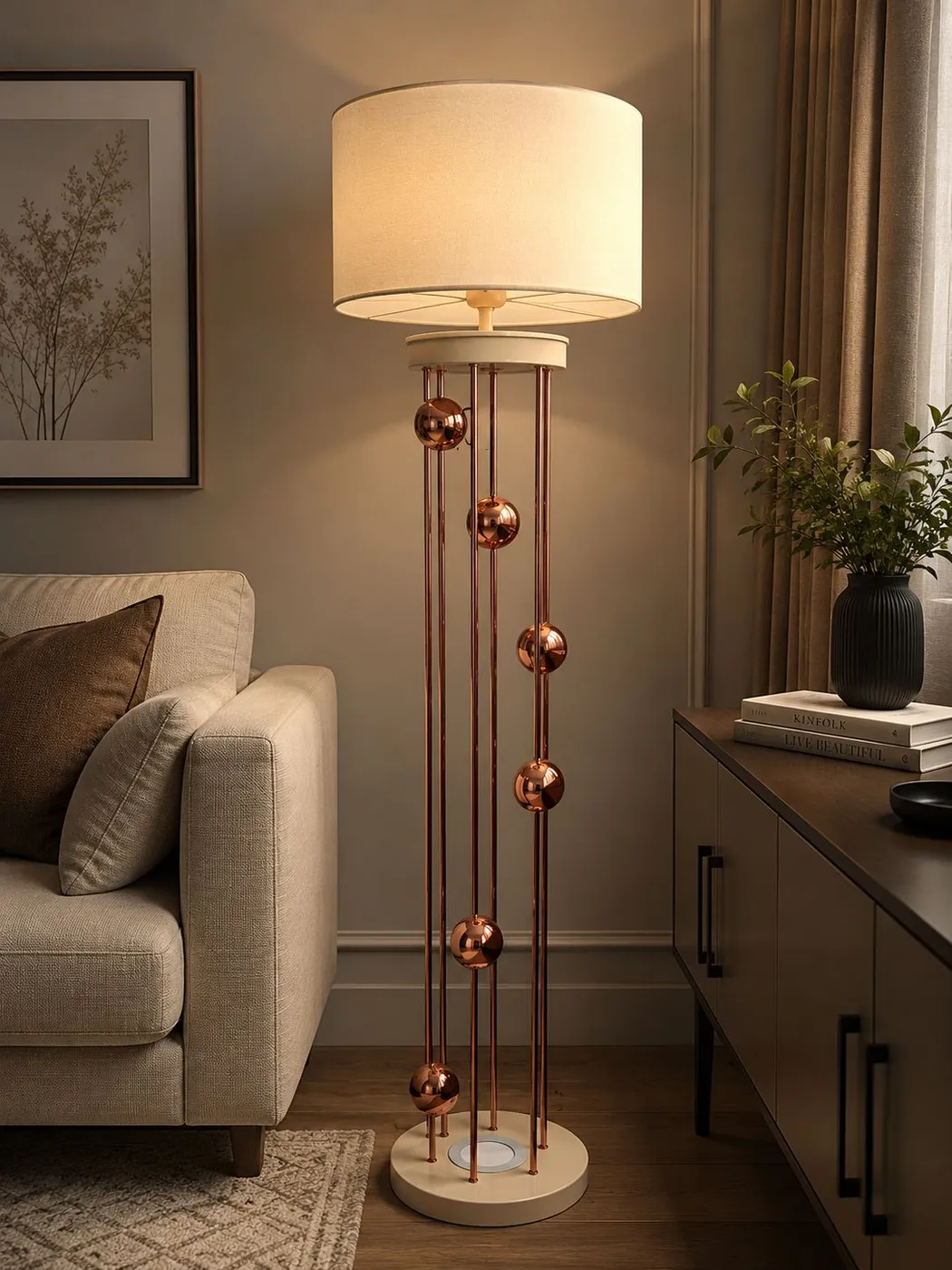 Arcturus Krem&Rose Gold Lambader